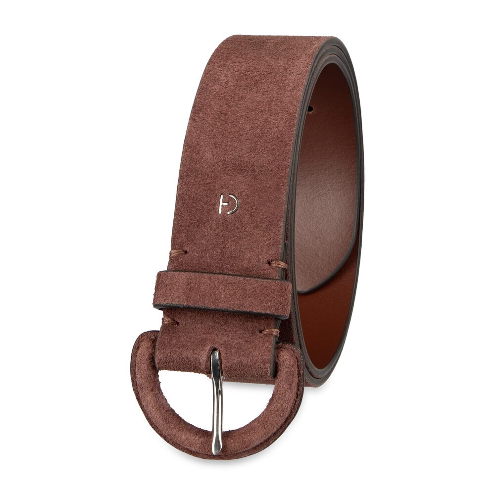 2744 Women's Leather Covered Buckle Wide Width Belt For Dresses, Jeans - Picture 2 of 6